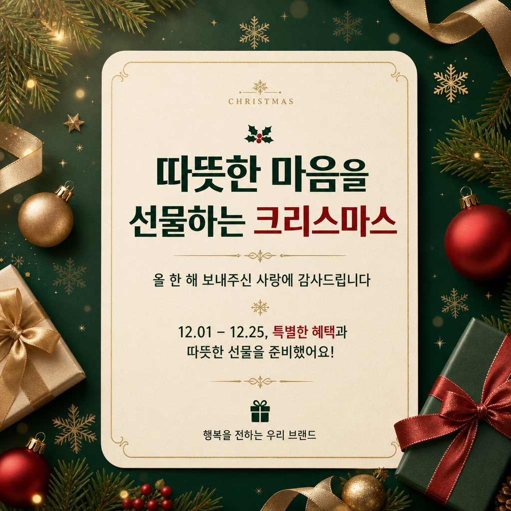 성탄 카드뉴스 미리보기