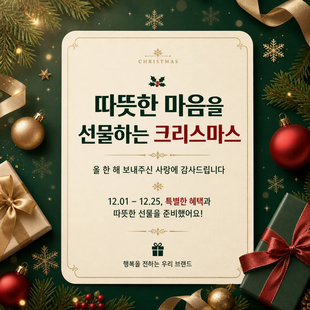 성탄 카드뉴스 미리보기