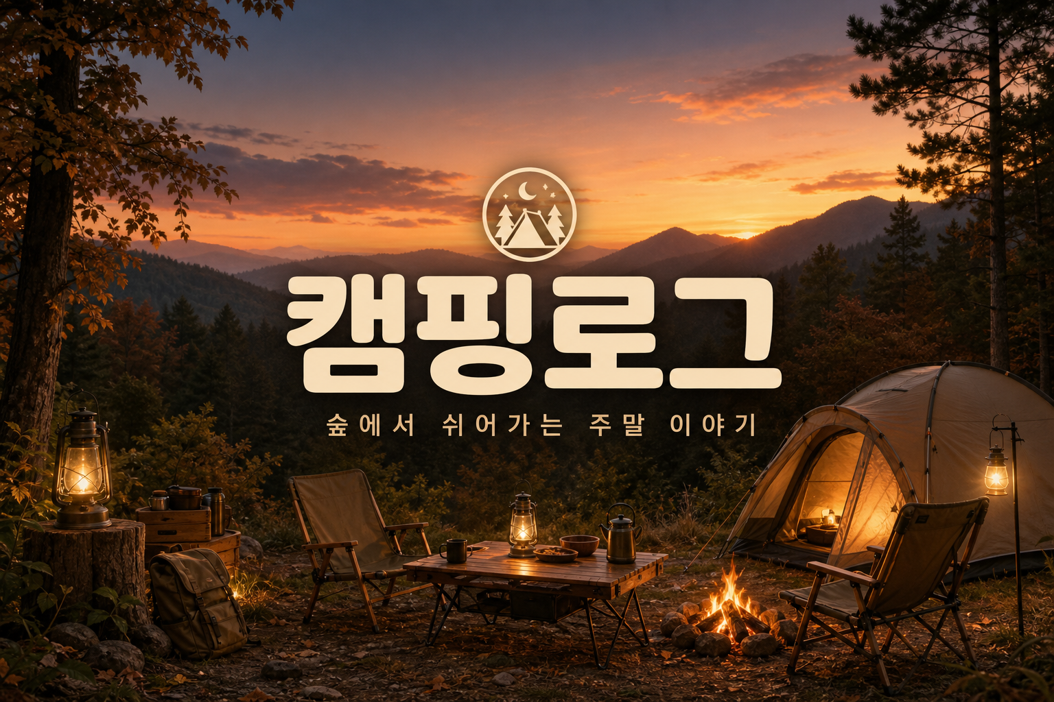 캠핑 채널 배너 미리보기