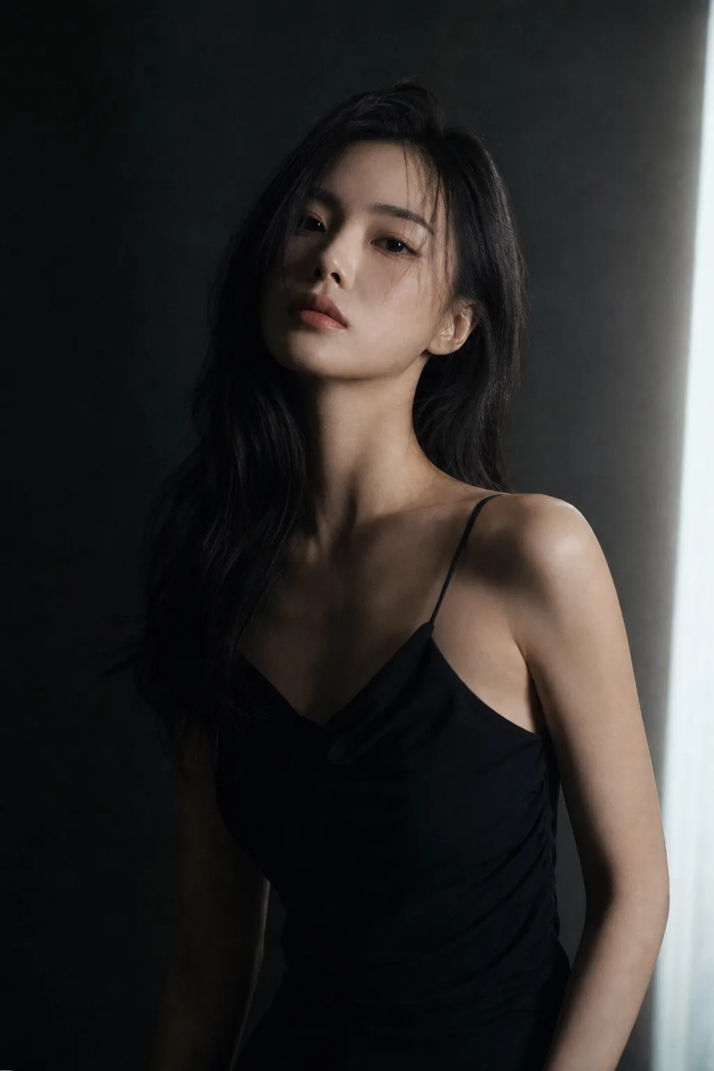 저조도 초현실 매거진 여성 화보 프롬프트 미리보기
