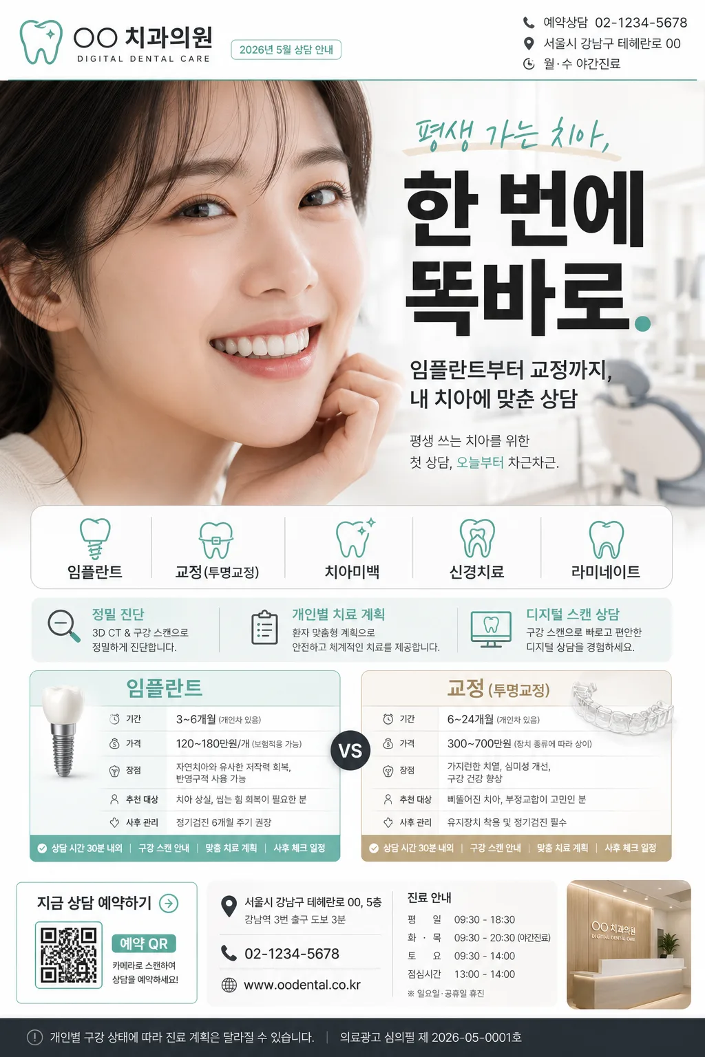 치과 임플란트·교정 광고 Prompt preview