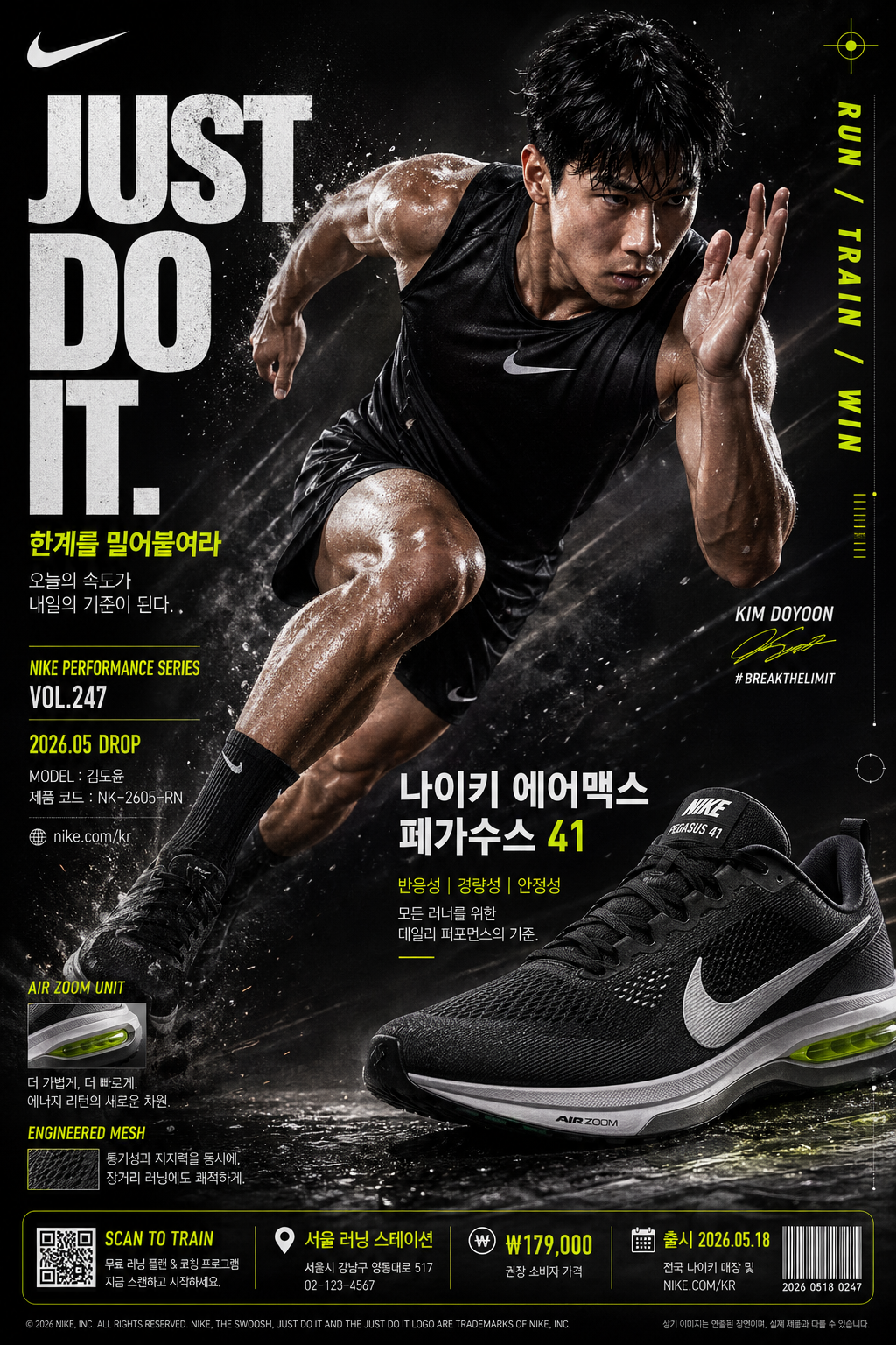 나이키 드라마틱 스포츠 광고 미리보기