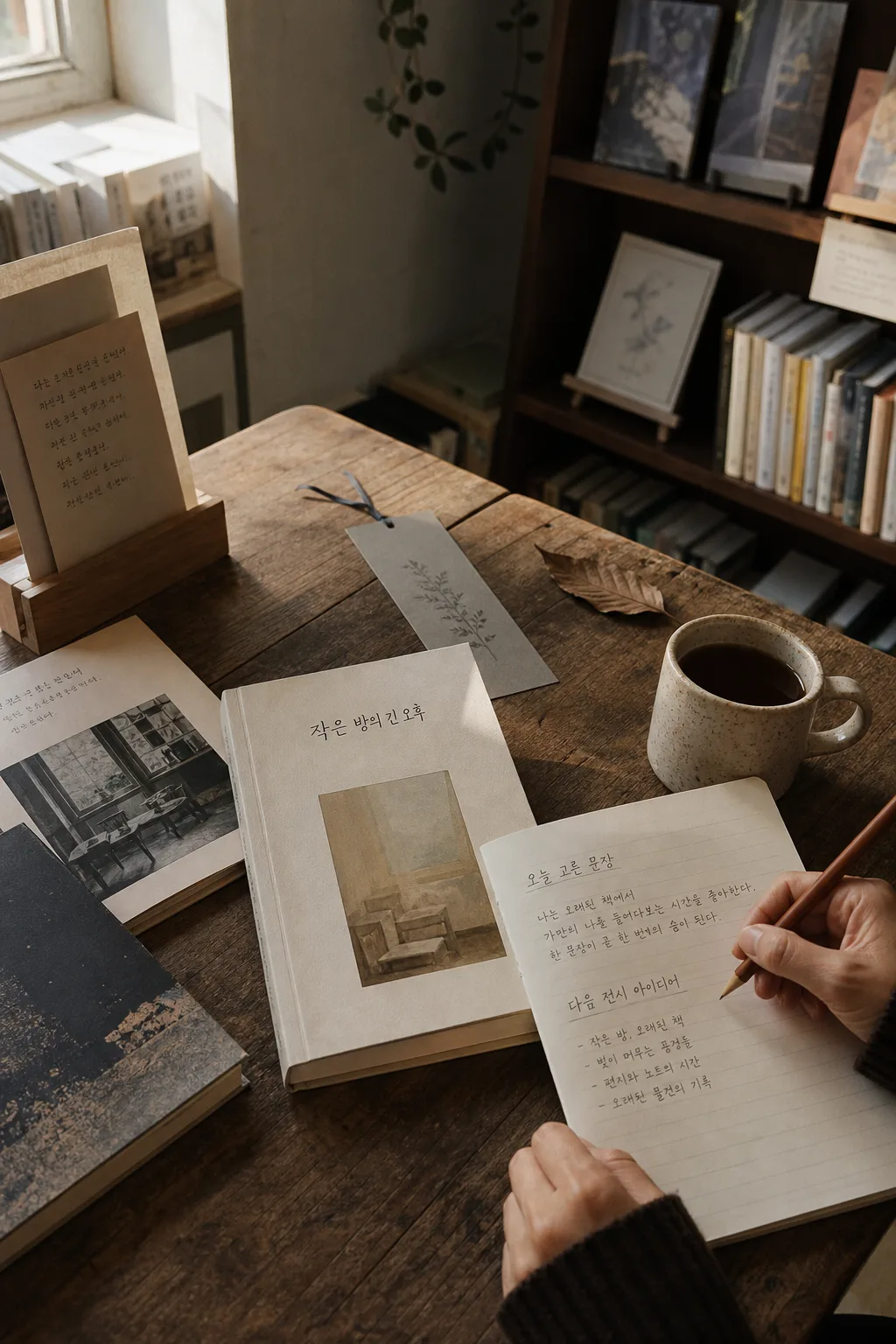 서점 작업대 Prompt preview