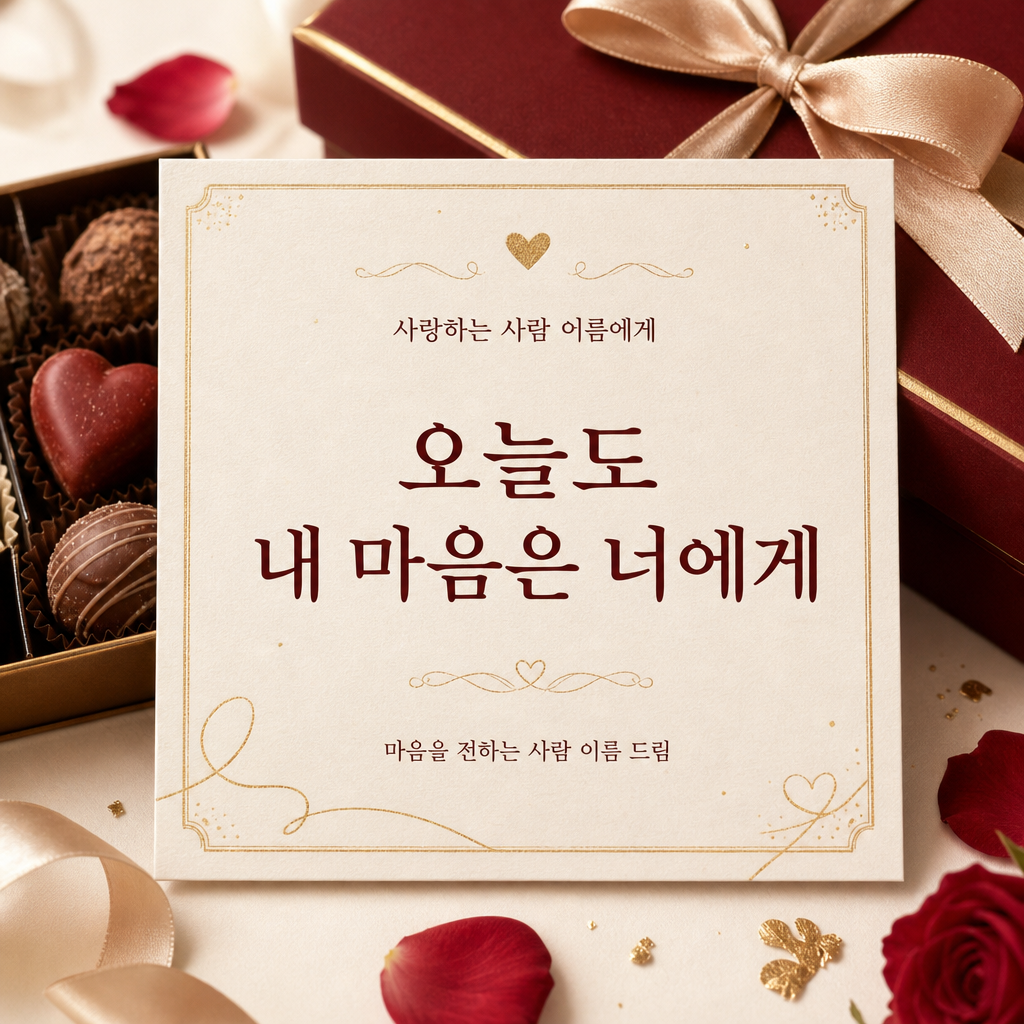 초콜릿박스카드 미리보기