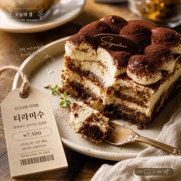 시그니처 디저트 매크로 사진 Prompt preview