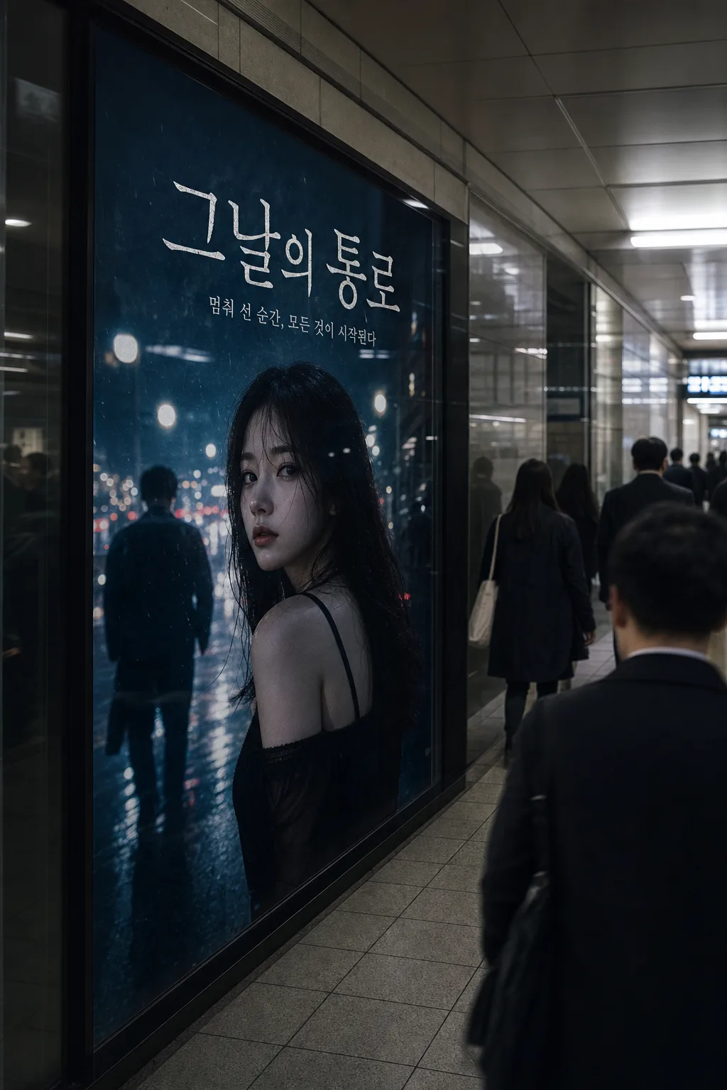 일본역 영화 포스터 장면 Prompt preview