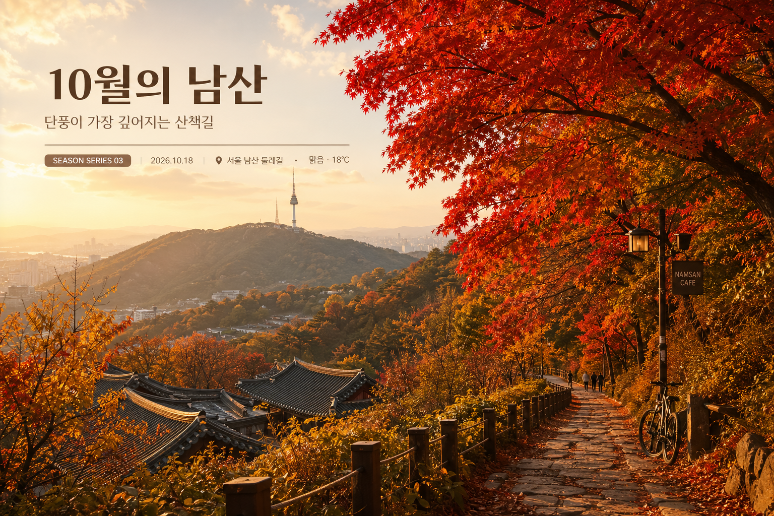 시즌 풍경 사진 시리즈 (봄·여름·가을·겨울) 미리보기