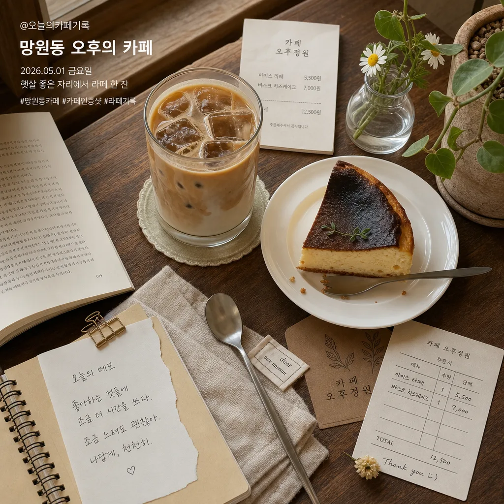 카페 인증샷 (감성 사진) Prompt preview