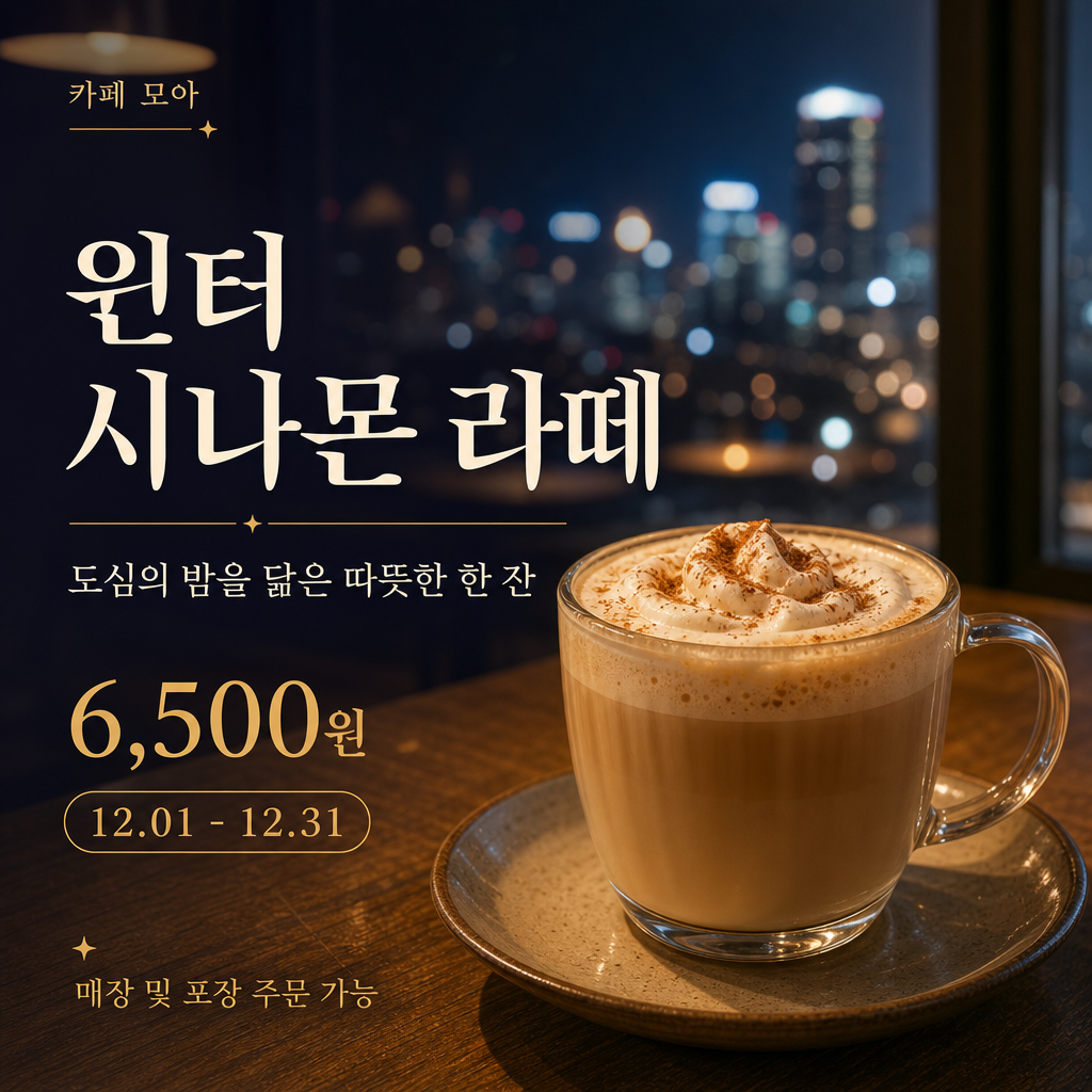 카페 신메뉴 미리보기
