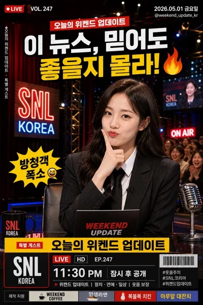 한국 코미디 쇼 패러디 컷 AI 프롬프트 미리보기