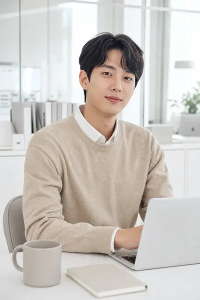 차분한 오피스 인물 プロンプトのプレビュー