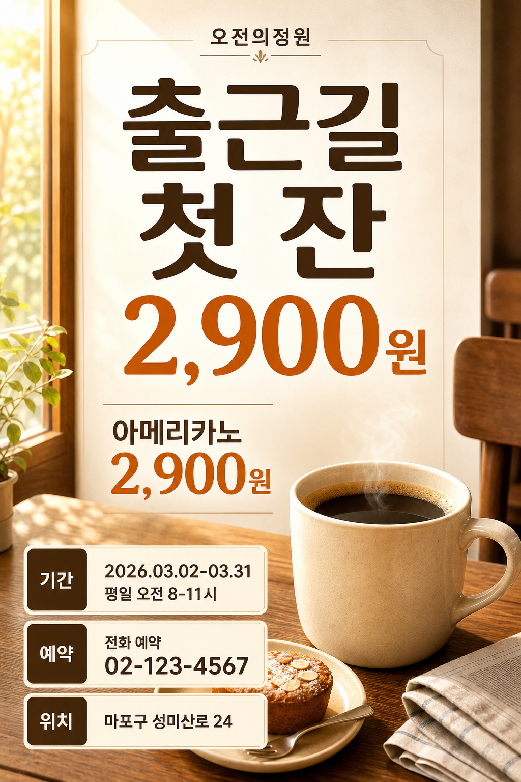모닝커피홍보 미리보기