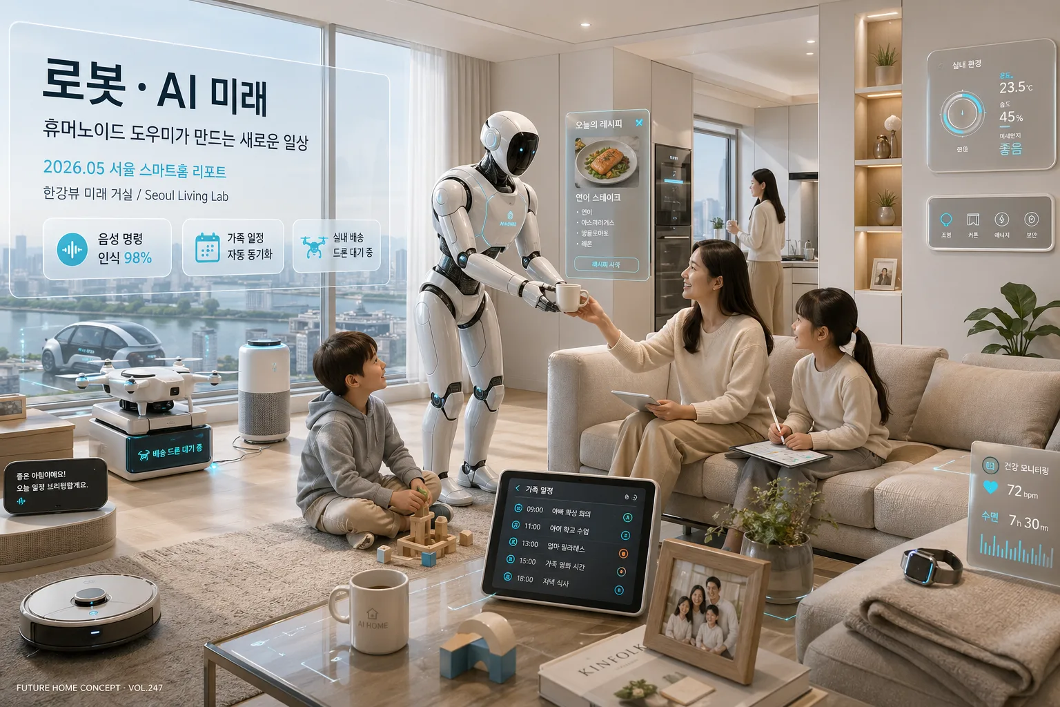 로봇·AI 미래 컨셉 プロンプトのプレビュー
