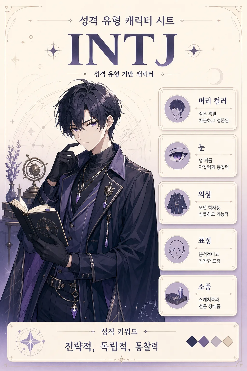 성격캐릭터시트 미리보기