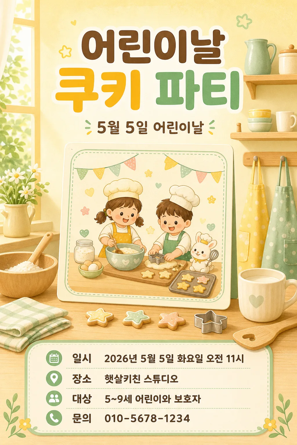 동화 주방 카드 提示詞預覽