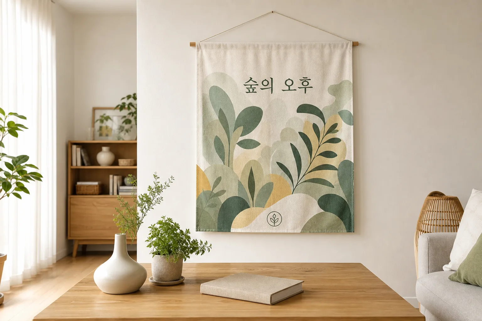 거실 패브릭 포스터 Prompt preview