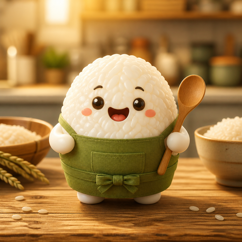 밥알 마스코트 미리보기