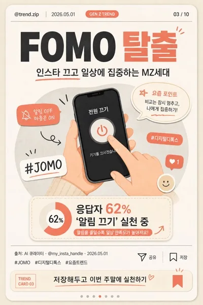 Z세대 트렌드 요약 카드 AI 프롬프트 미리보기
