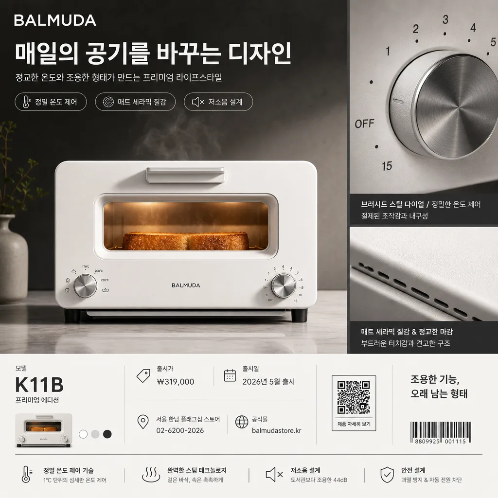 발뮤다 디자인 가전 광고 Prompt preview