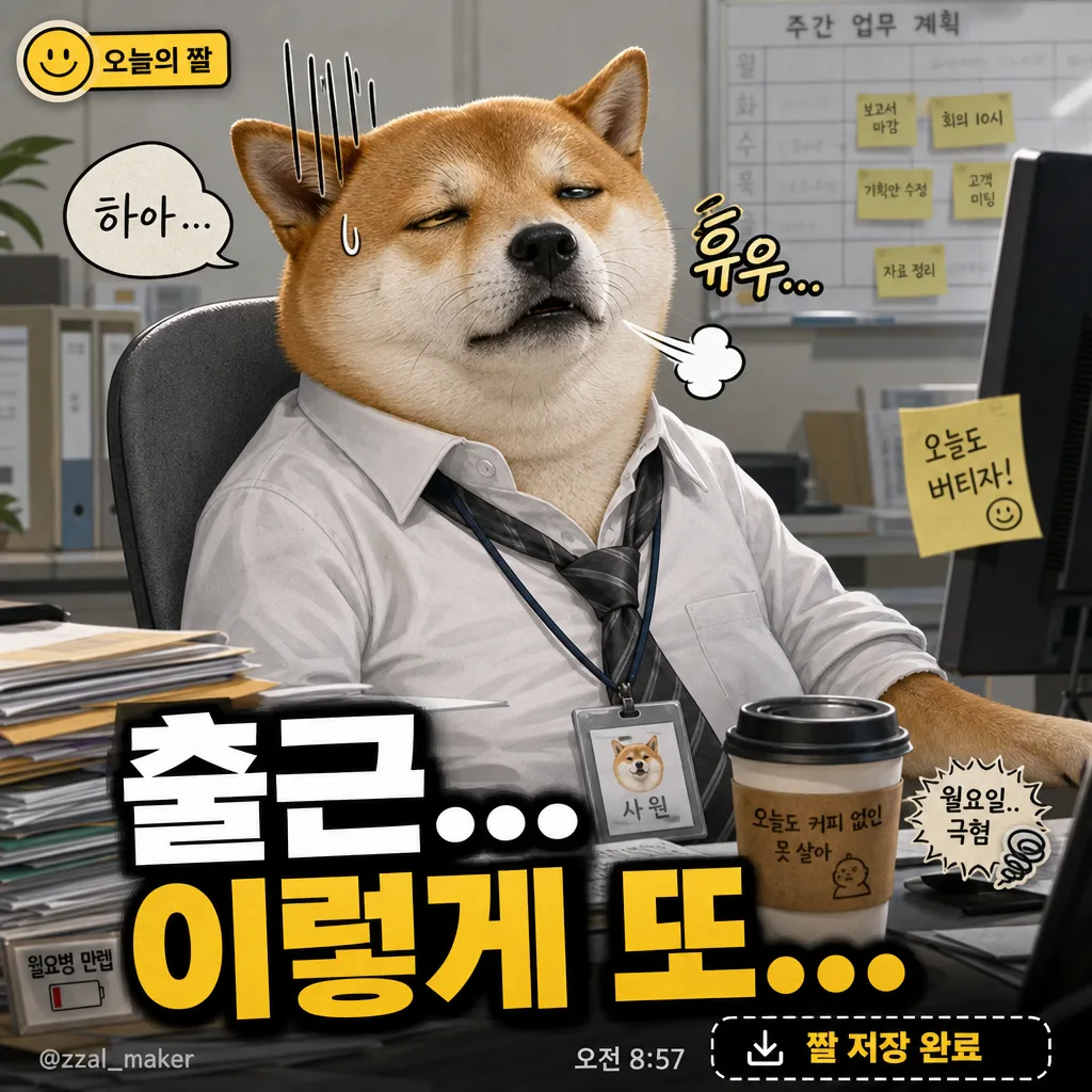GIF·짤 메이커 (밈 한 컷) Prompt preview
