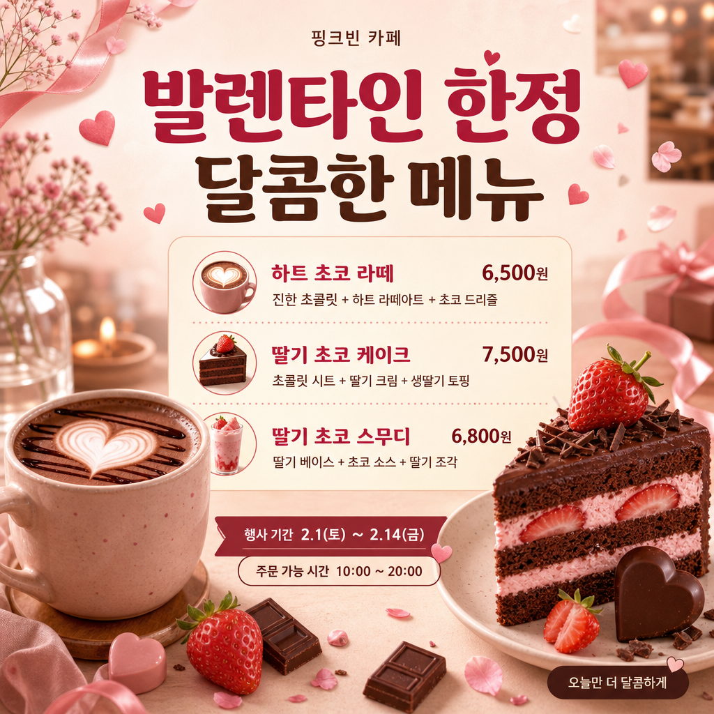 달콤한 카페광고 미리보기