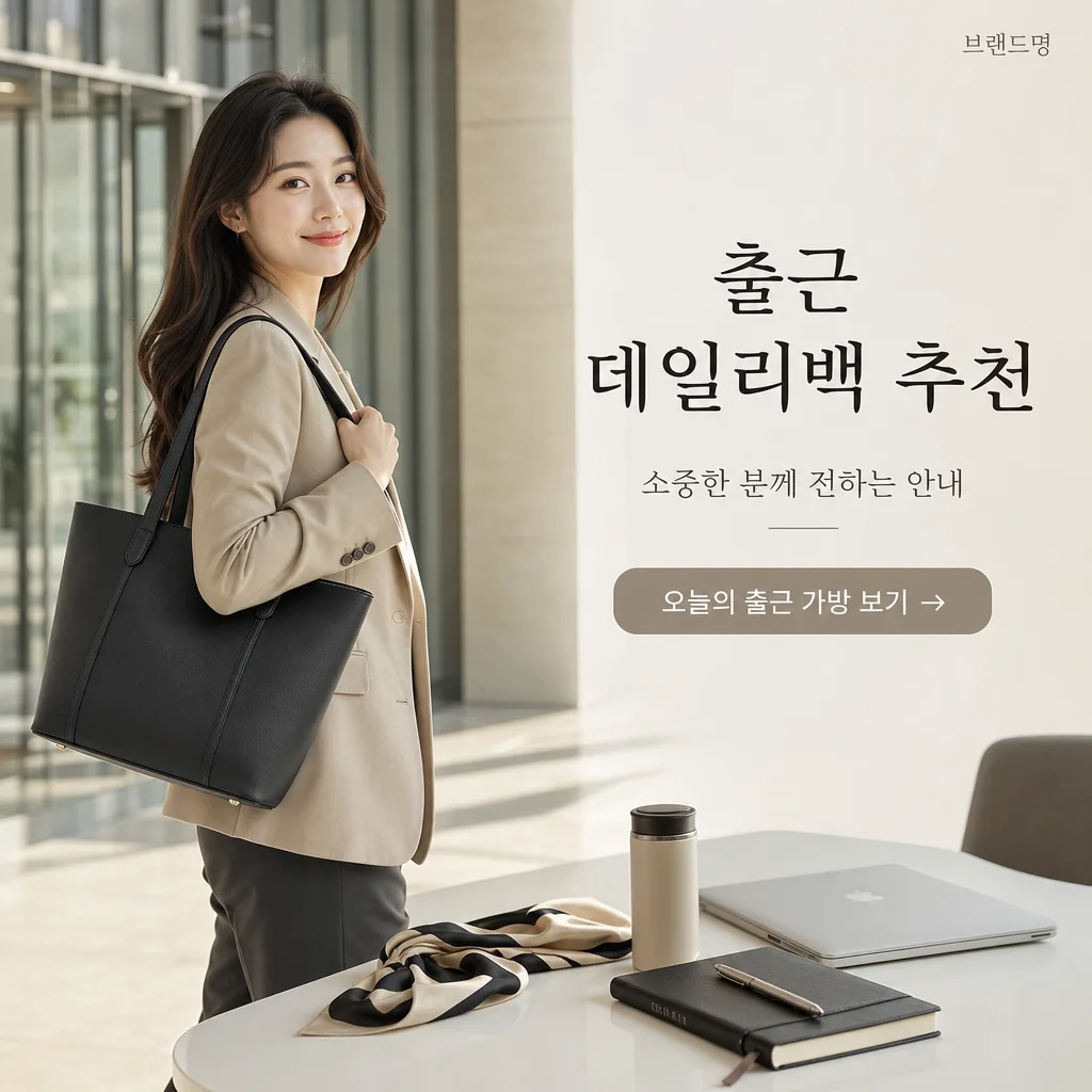 출근 데일리백 추천 Prompt preview