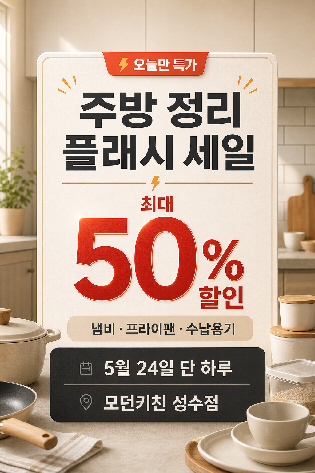 주방세일알림 미리보기