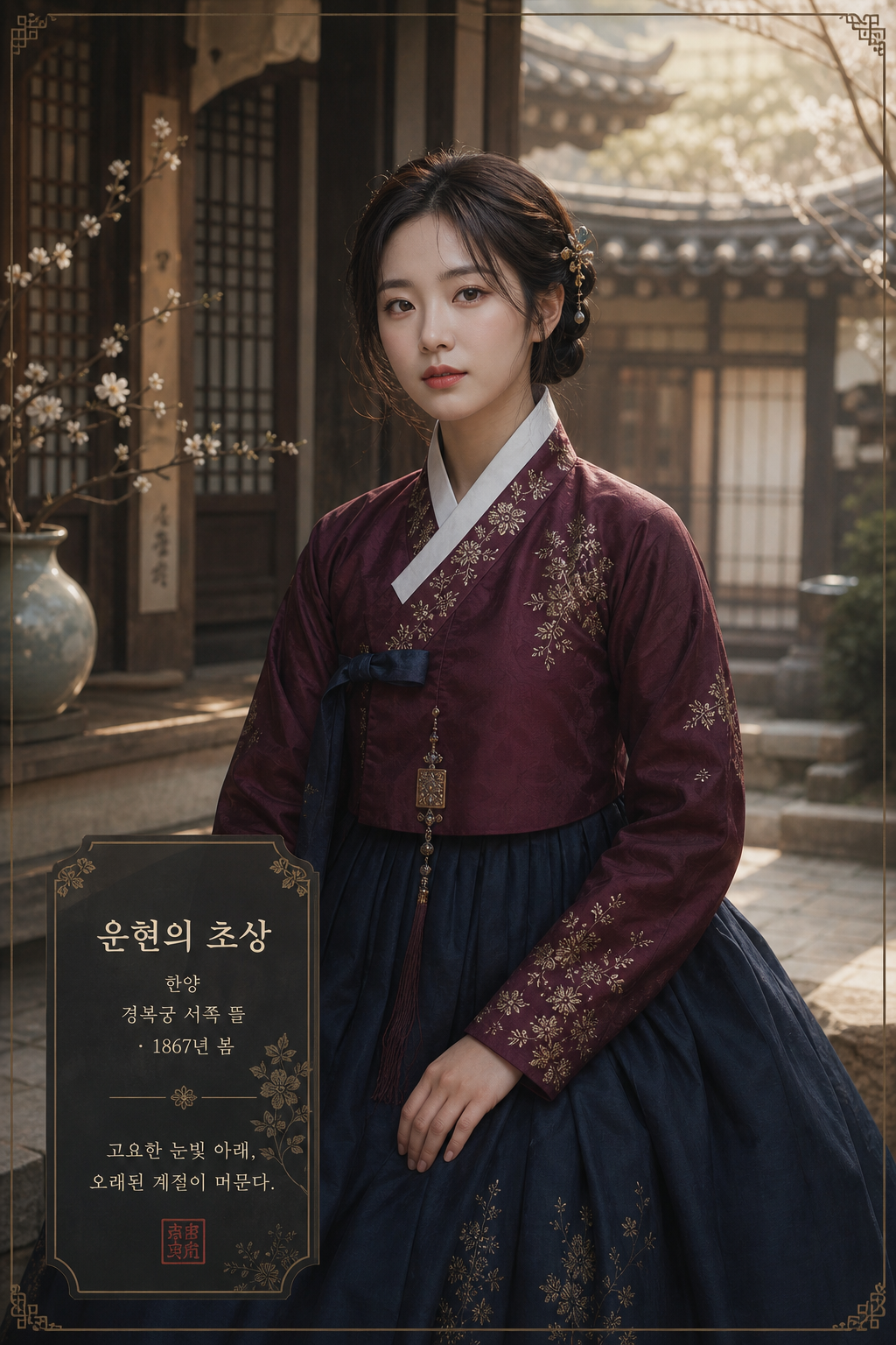 사극 한복 인물 사진 변환 미리보기
