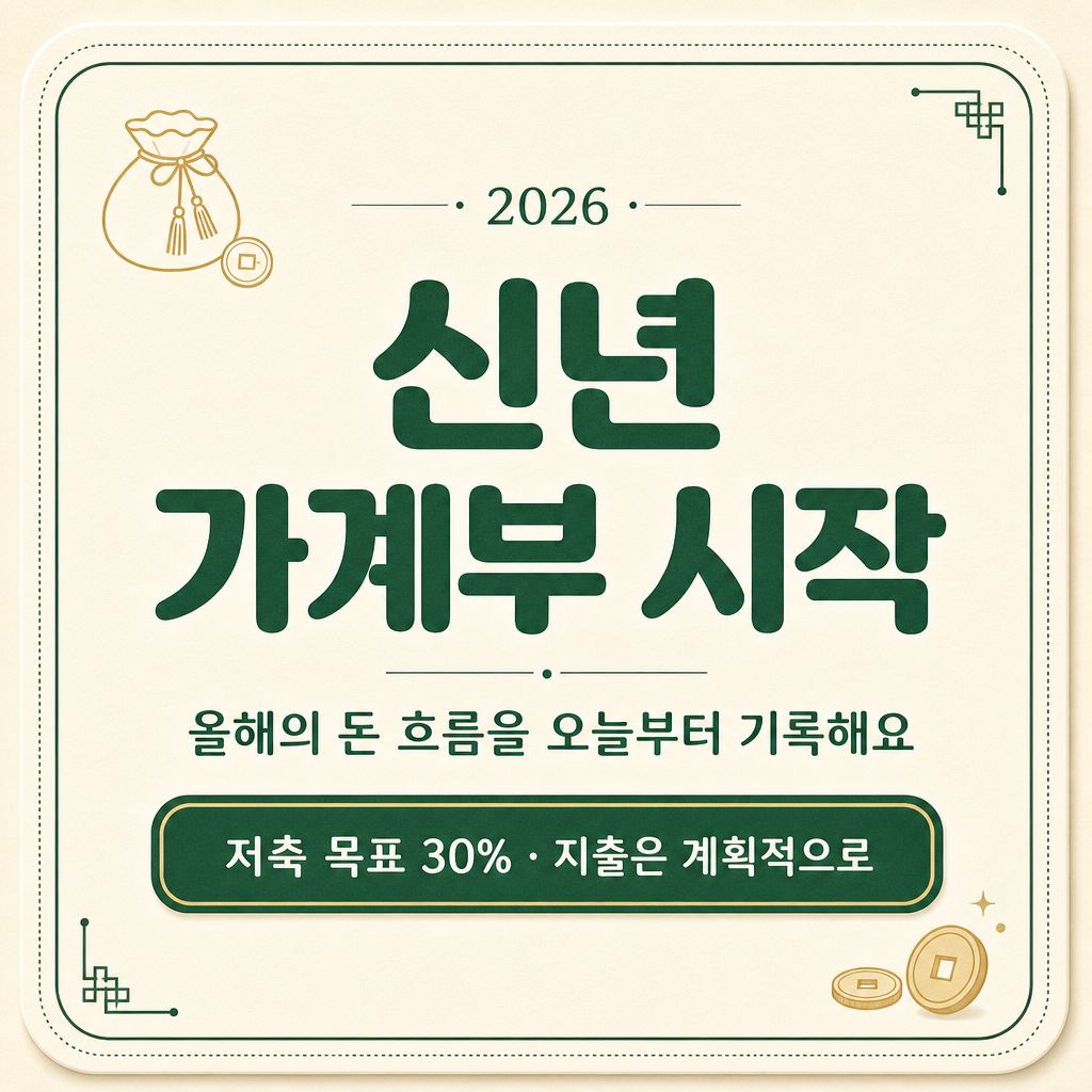 신년가계부카드 미리보기