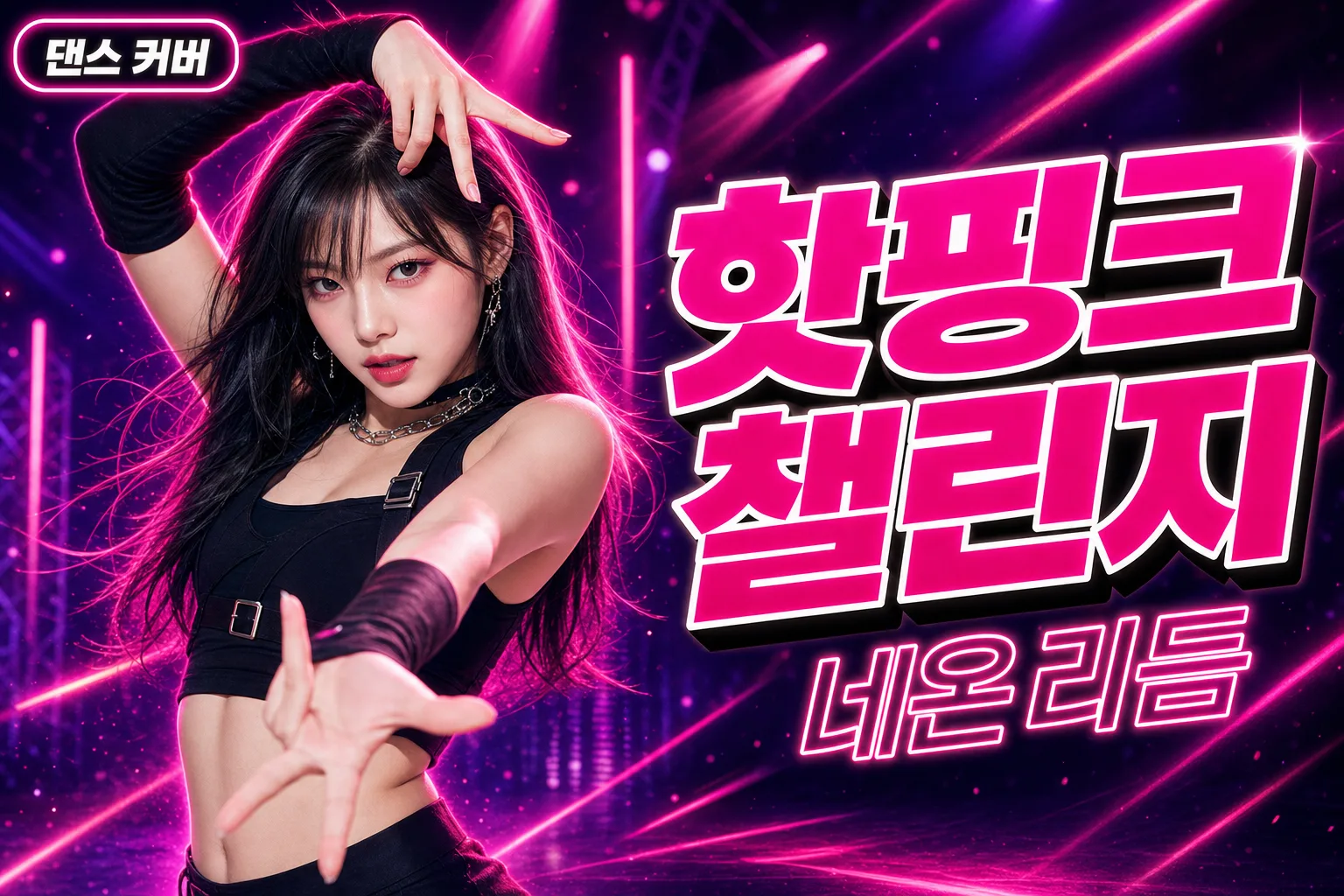 댄스커버썸네일 Prompt preview