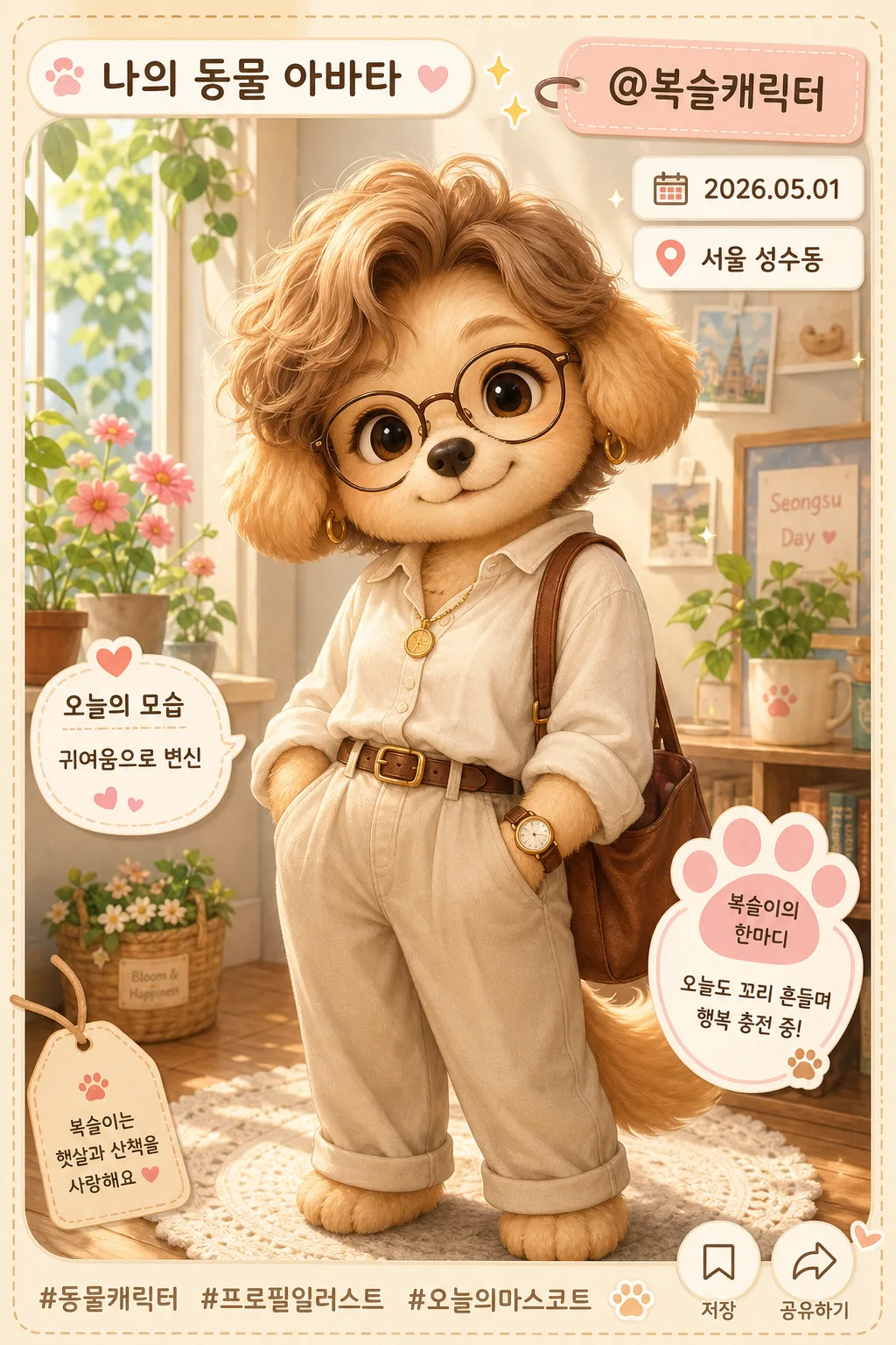 동물 캐릭터 인물 변환 プロンプトのプレビュー