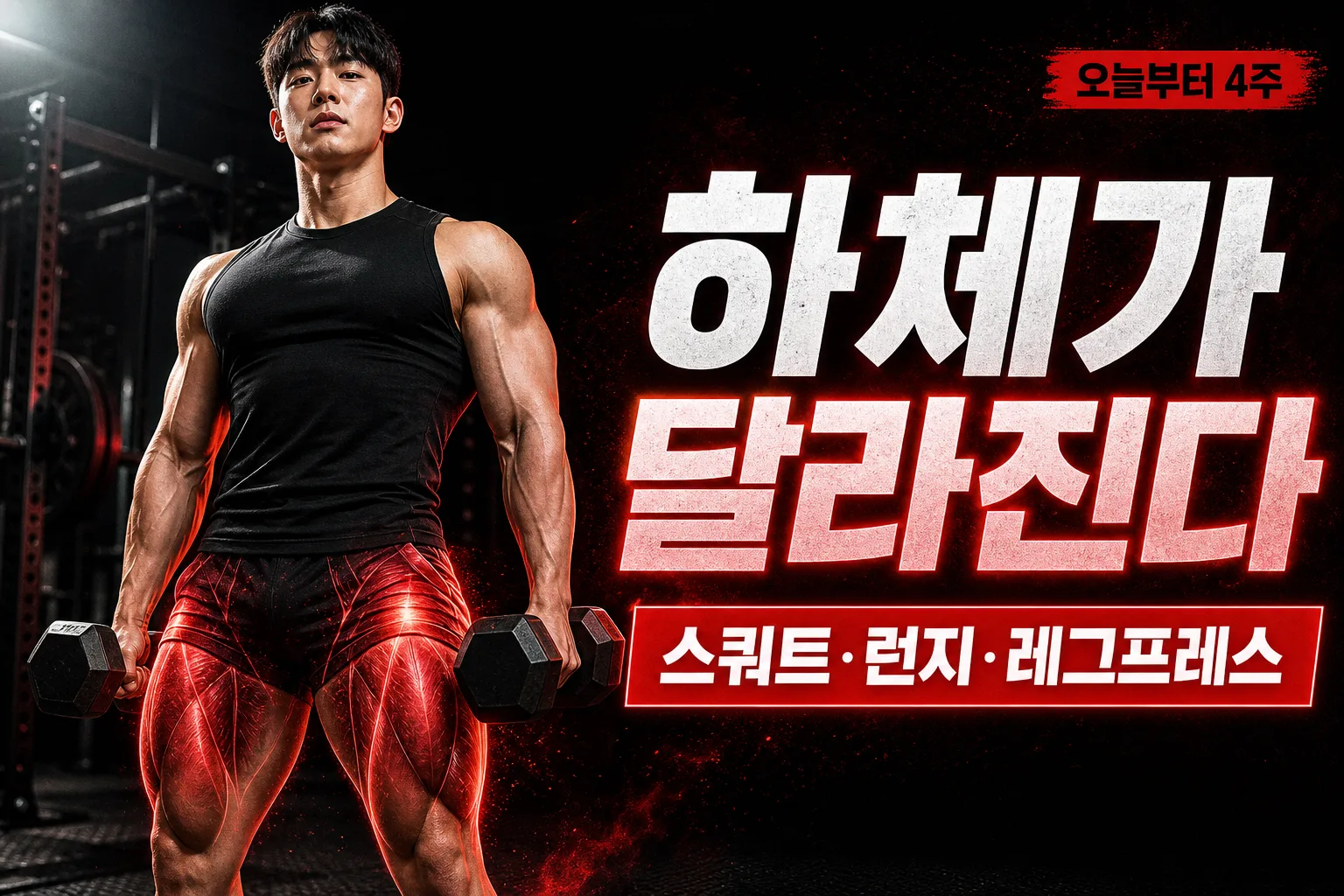 하체루틴썸네일 プロンプトのプレビュー