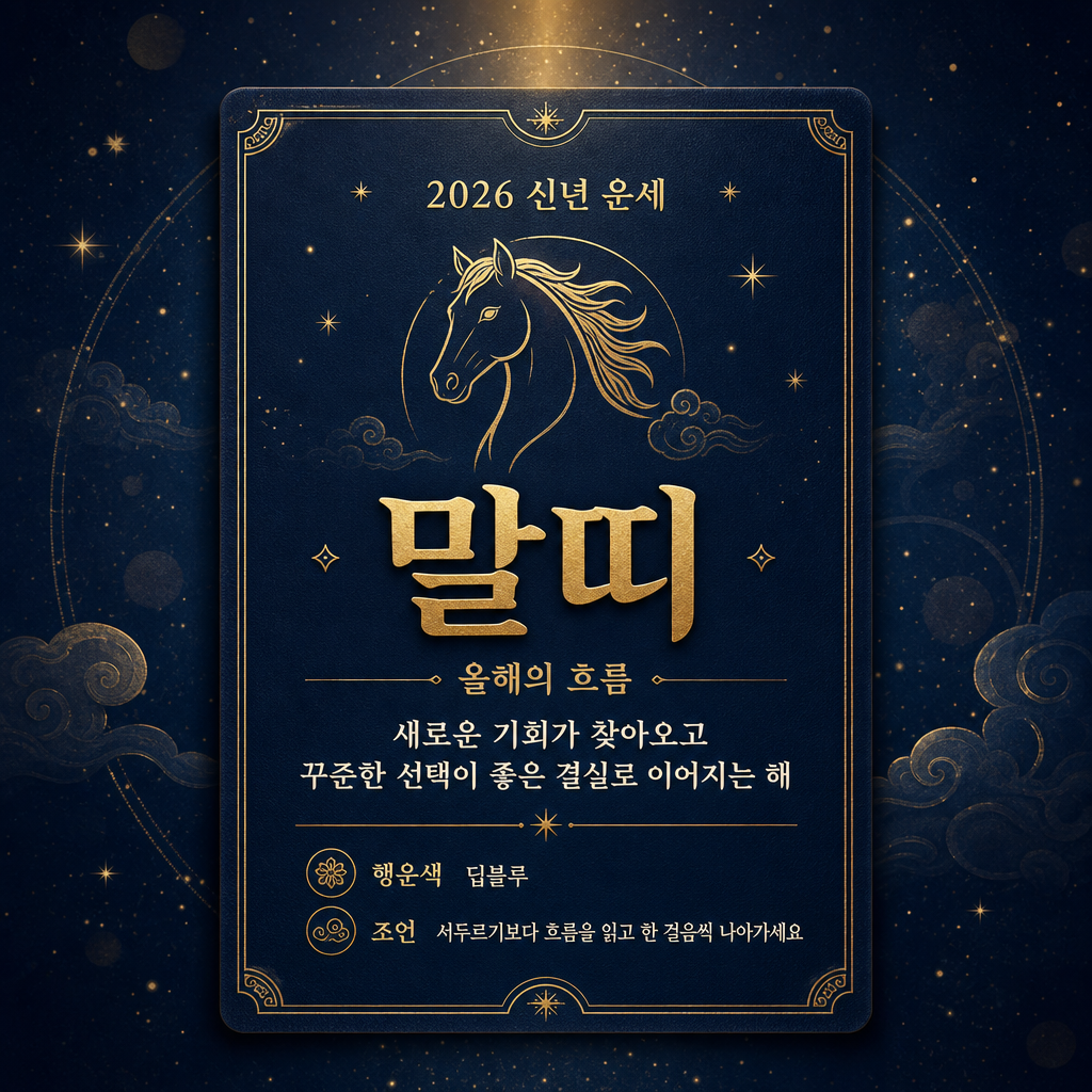 신년운세카드 미리보기