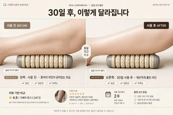 스마트스토어 전후 비교 섹션 AI 프롬프트 미리보기