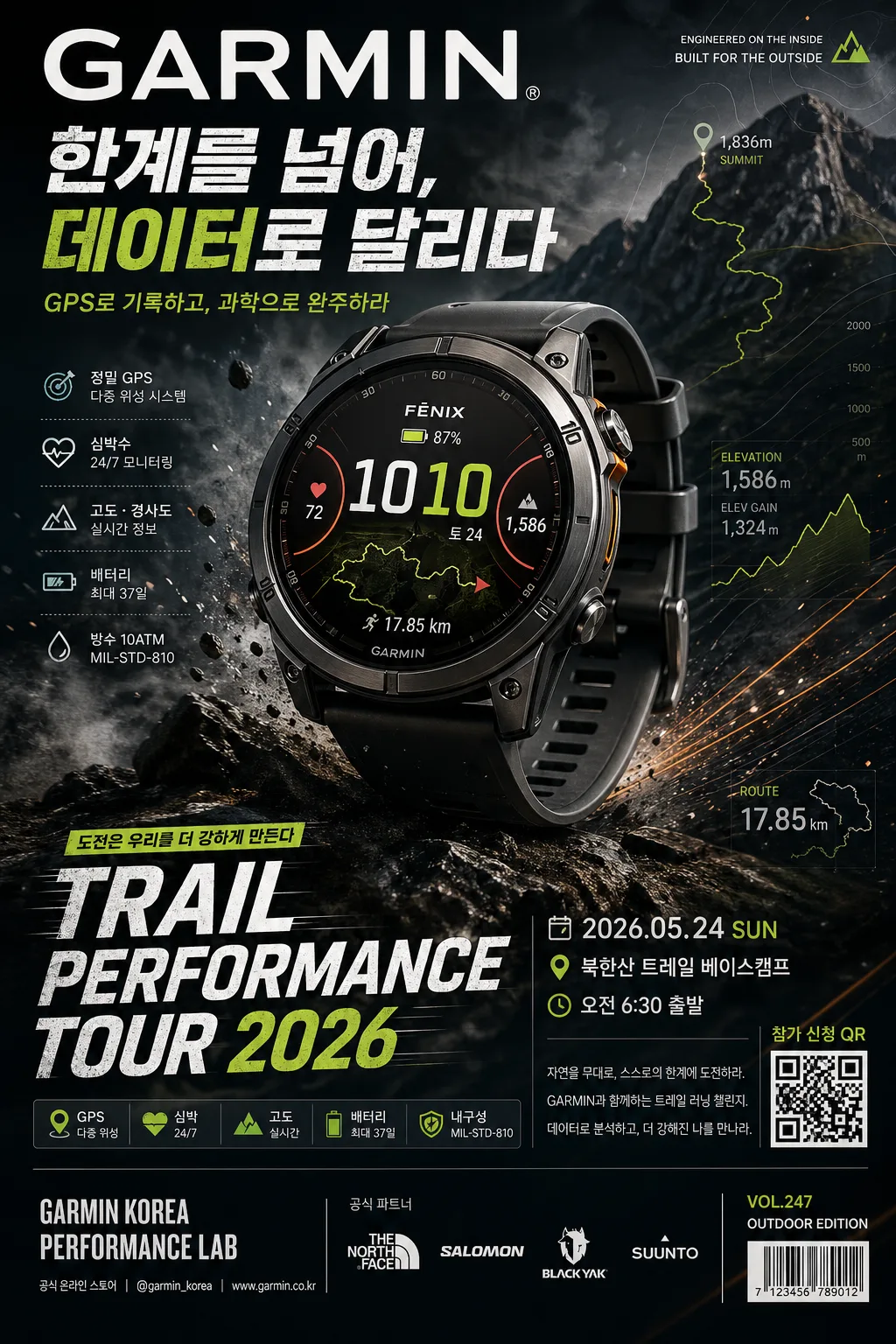 Garmin 스마트워치 광고 Prompt preview