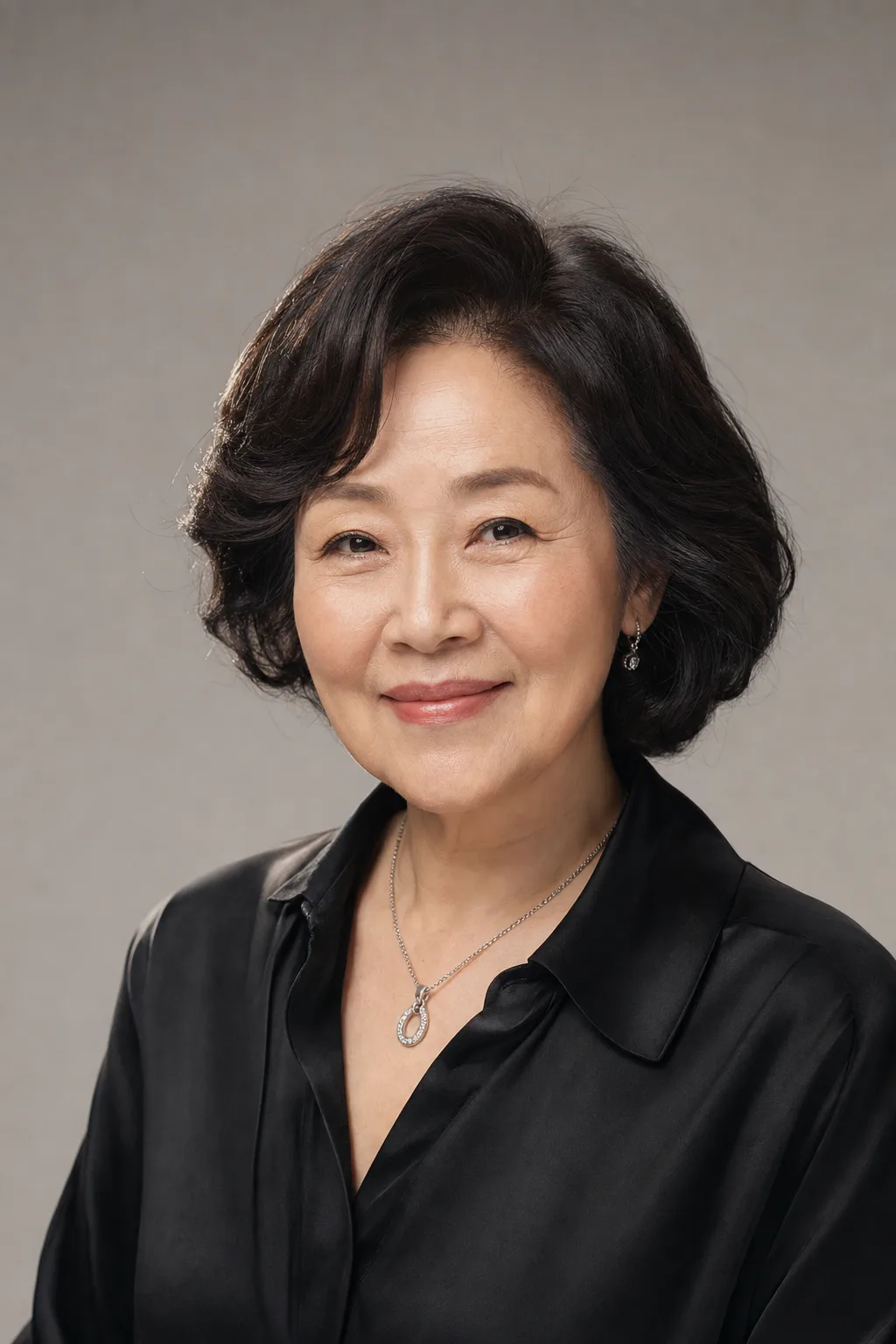 시니어 배우 프로필 초상 プロンプトのプレビュー
