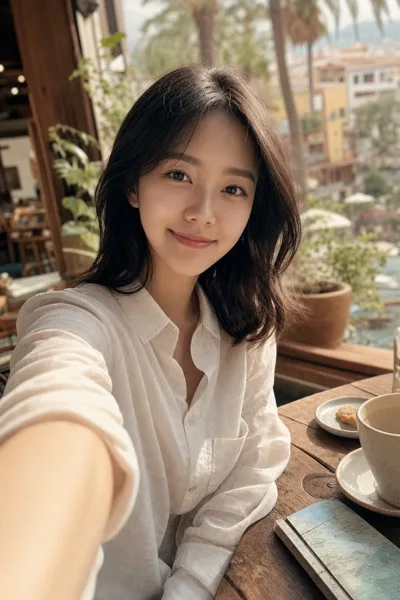 여행지 셀피 AI 프롬프트 미리보기