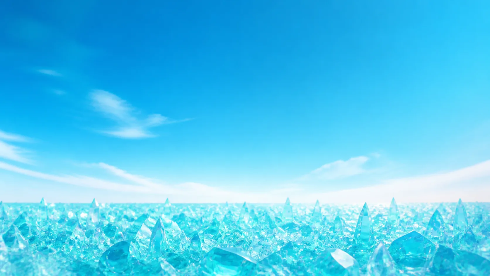 아쿠아 결정 평원 배경 미리보기