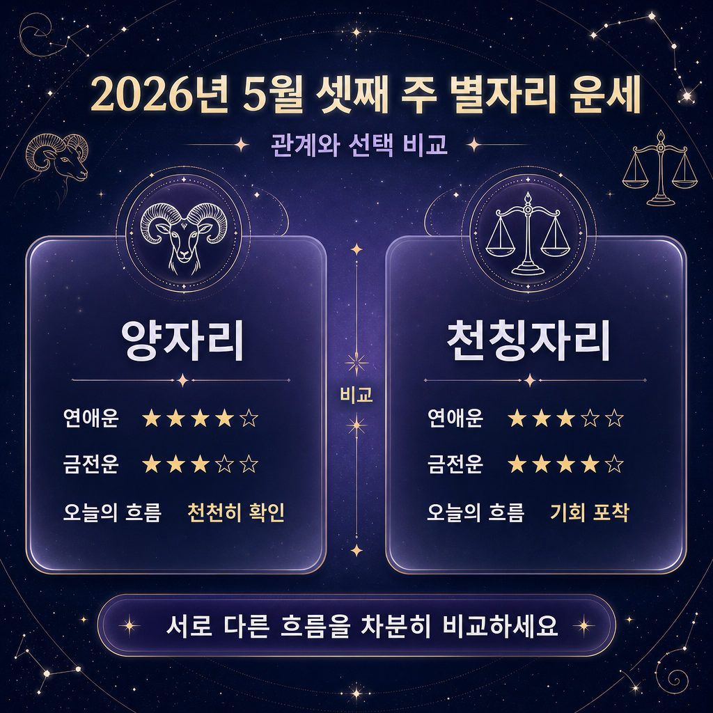 별자리비교카드 미리보기