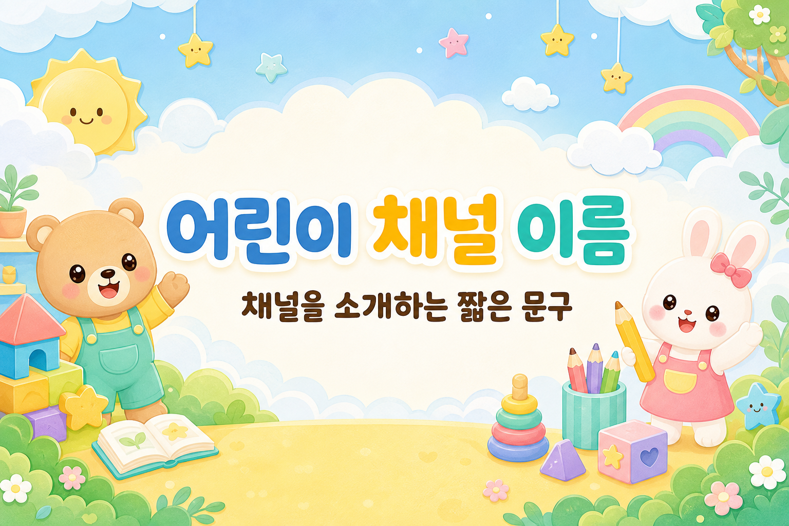 어린이 채널아트 미리보기