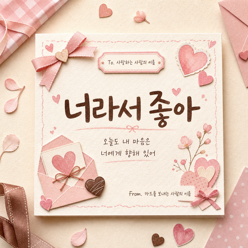 발렌타인 카드 미리보기