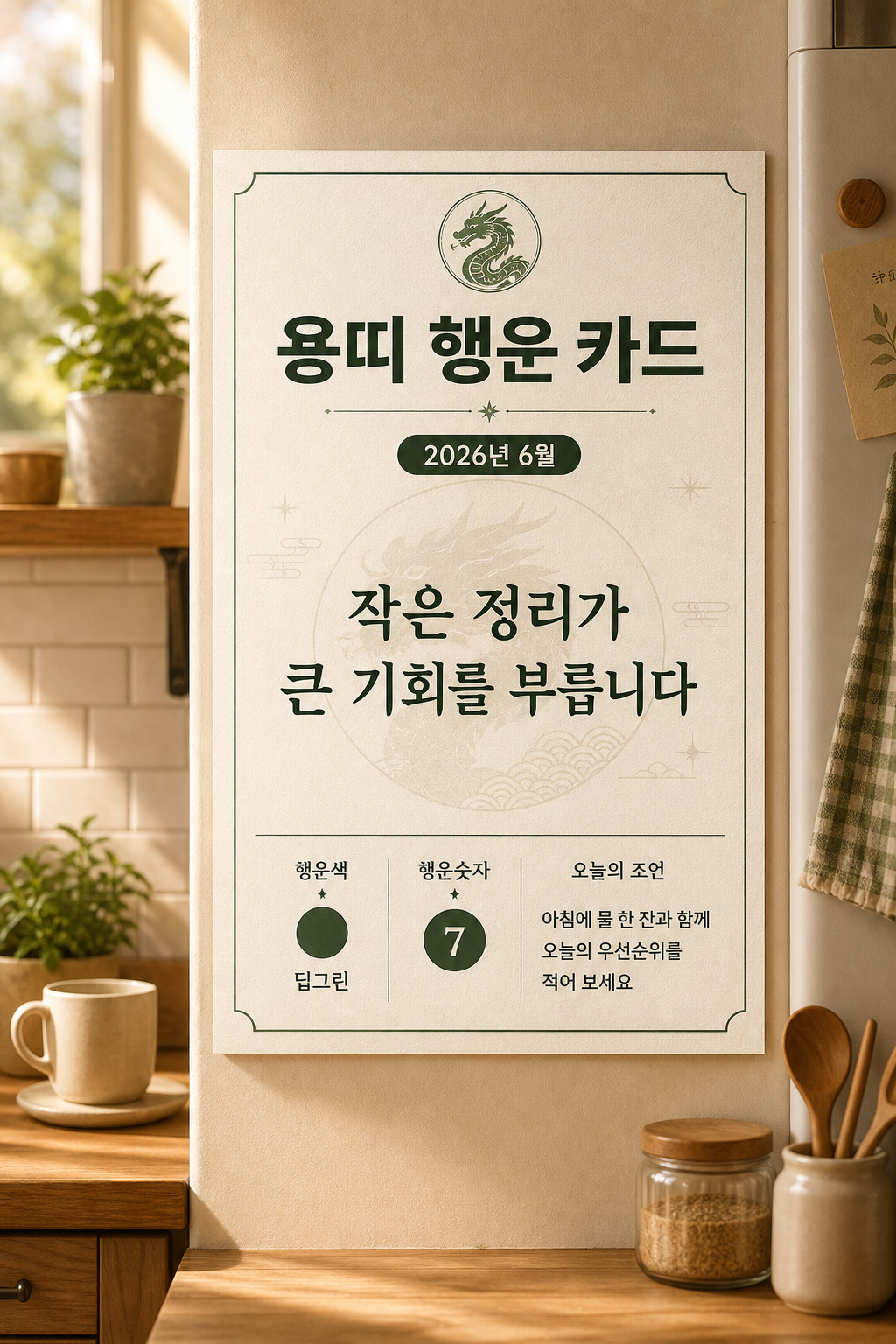 띠별행운카드 미리보기
