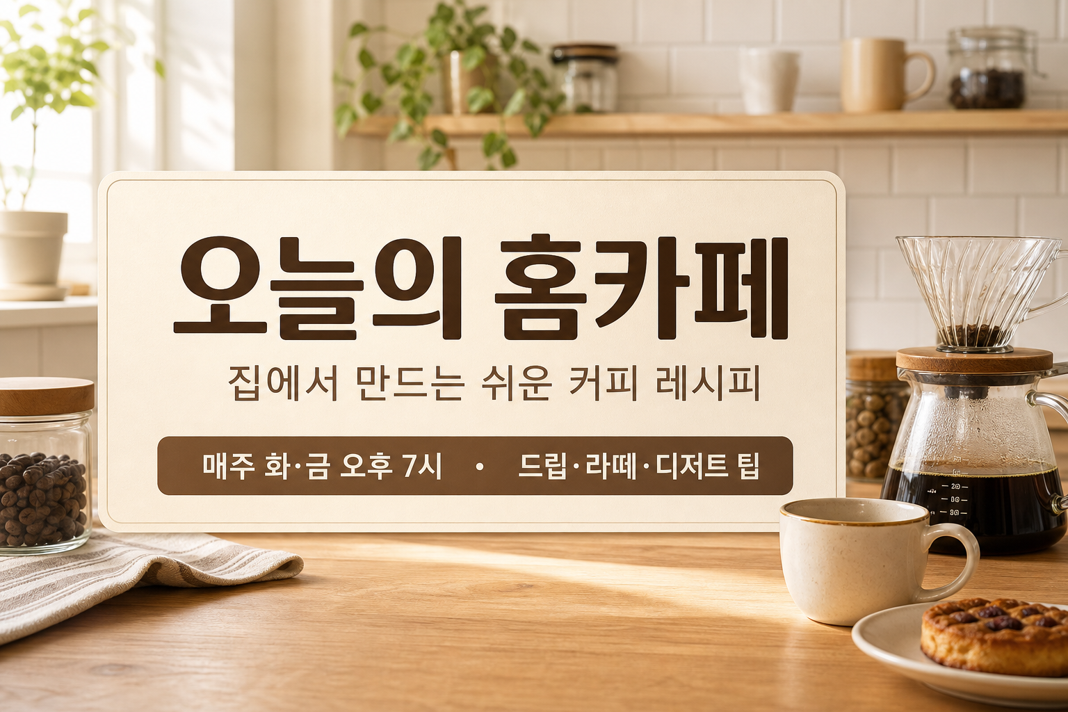홈카페 배너 미리보기