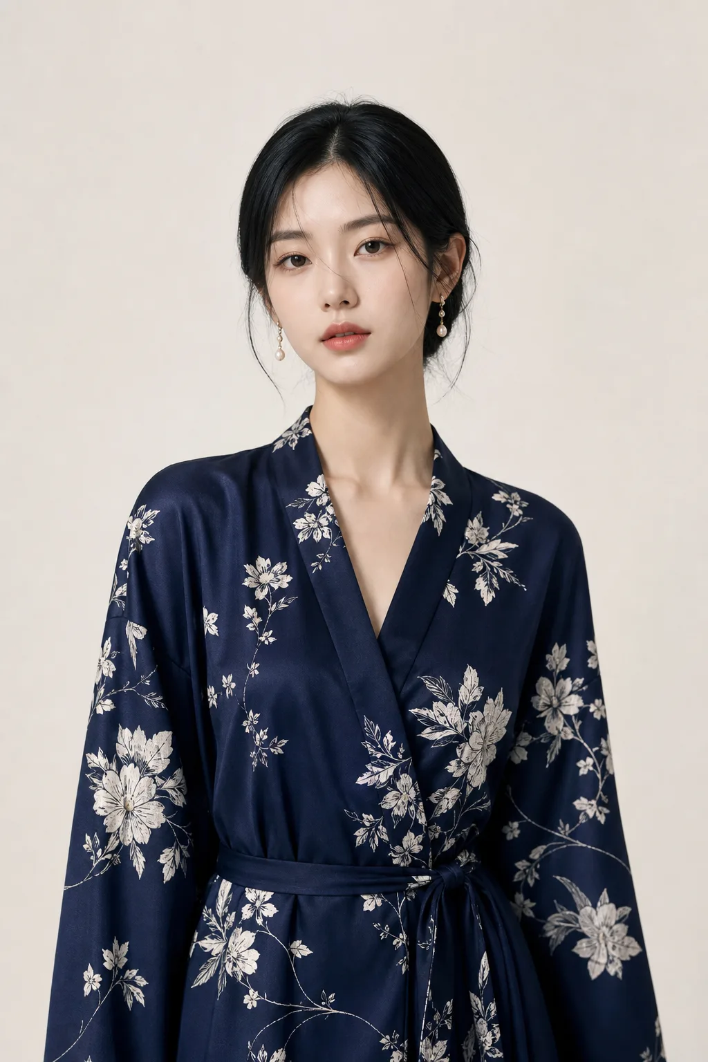 미니멀 감성의 젊은 여성 초상 포스터 미리보기