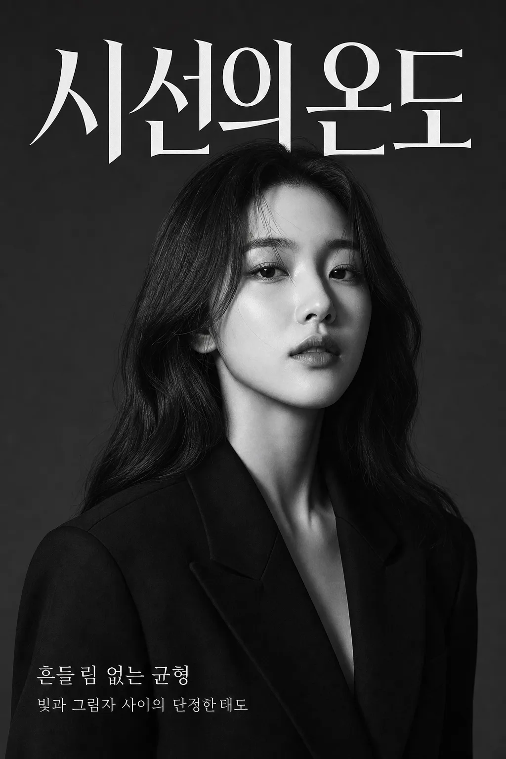 흑백화보표지 Prompt preview