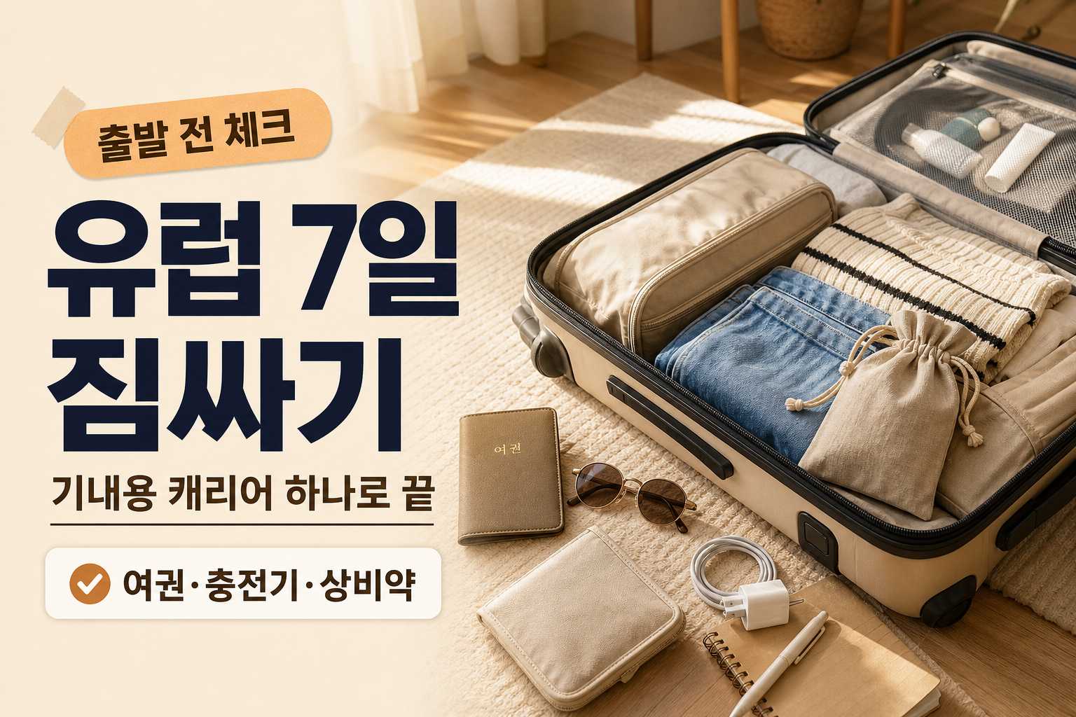 여행 짐싸기 미리보기