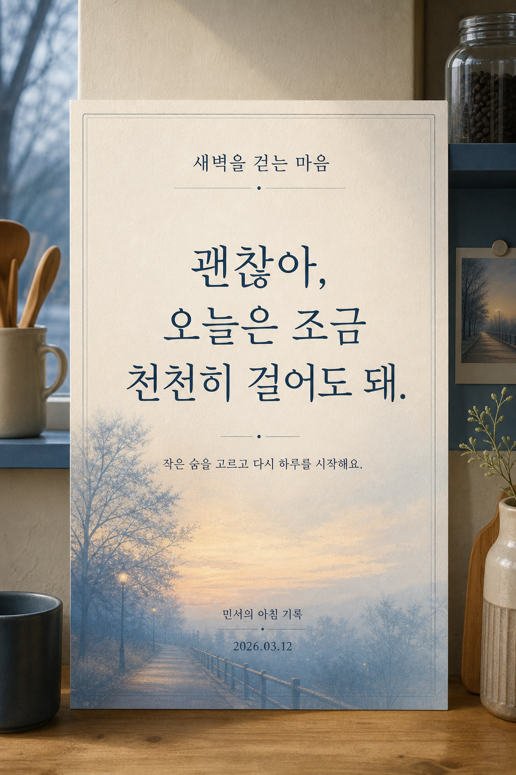 새벽산책위로 미리보기