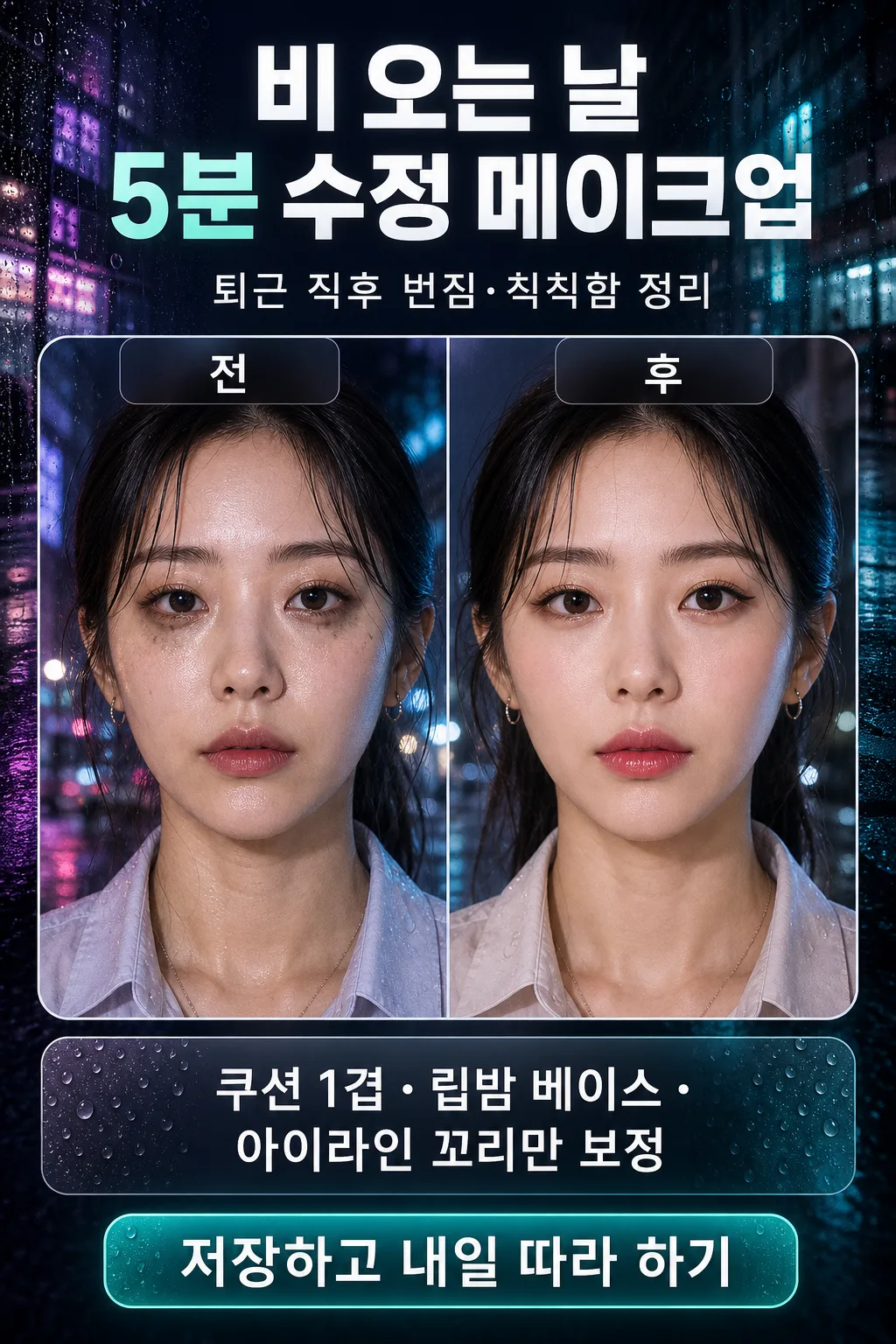 메이크업전후 미리보기