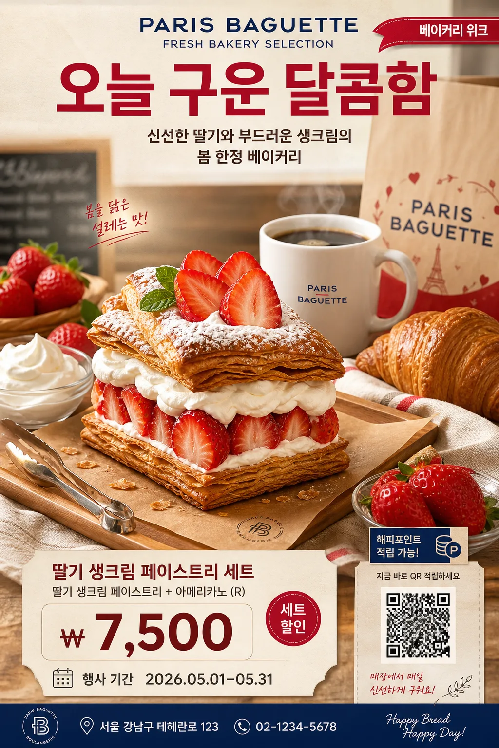 파리바게뜨 광고 Prompt preview