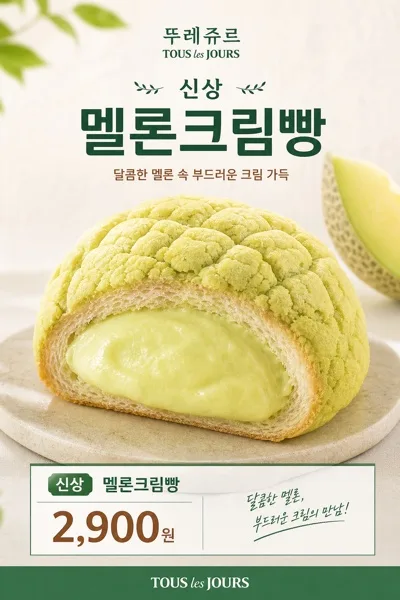 뚜레쥬르 광고 AI 프롬프트 미리보기